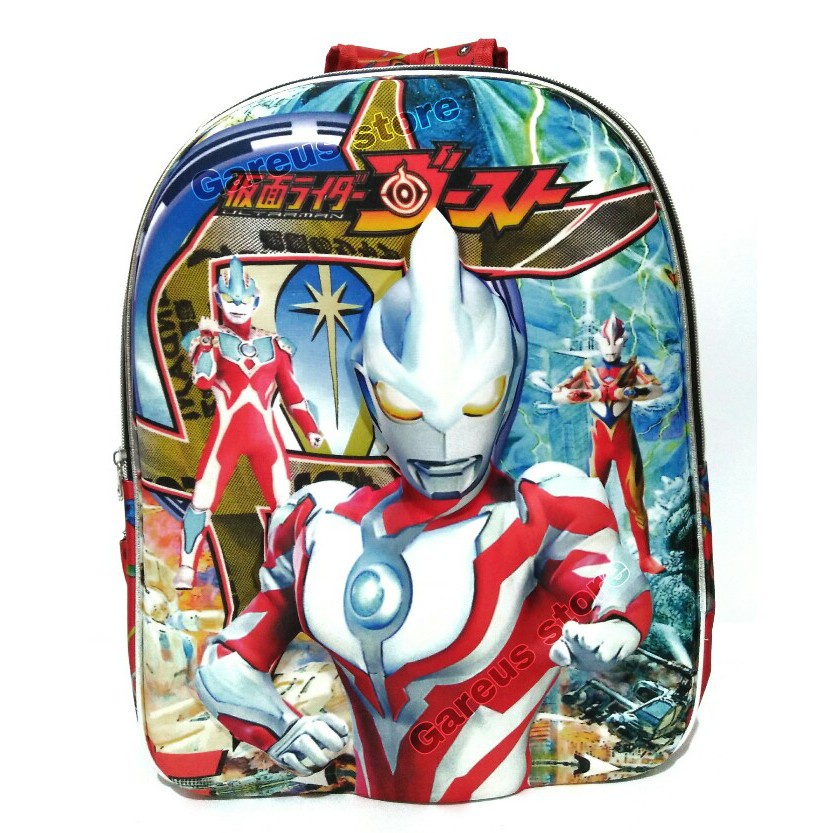 NSTORE15-TAS SEKOLAH ANAK LAKI ULTRAMEN EMBOS / TAS ANAK LAKI LAKI SD / TAS ANAK LAKI LAKI 3D TIMBUL
