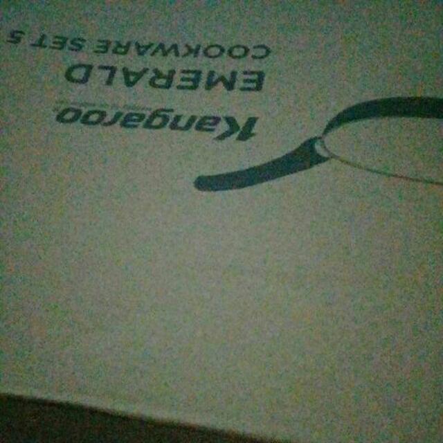 Set Panci Dan Teflon Kangaroo Emerald Cookware Set 5