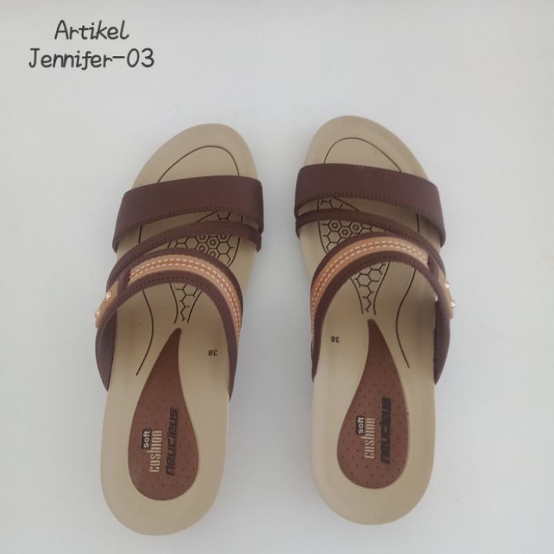 Sandal wanita wedges//nucleus//artikel JENNIFER 03