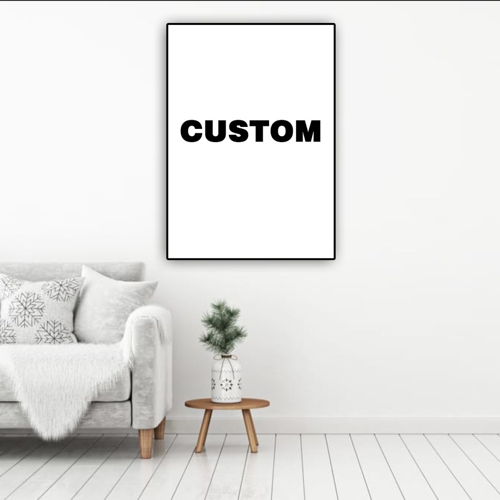 grosiramanah [TERMURAH] WALL DECOR PLAYLIST SPOTIFY UKURAN 20 x 30 CUSTOM