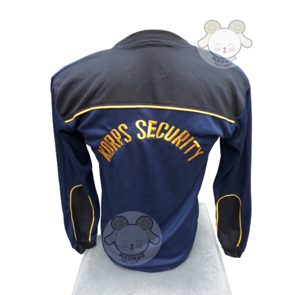 Kaos Security Warna Biru Dongker Kaos Lapangan Satpam