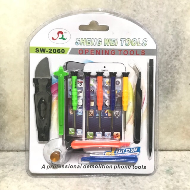 Tools Kit Obeng Smart Phone iP  Penarik LCD Karet Lengkap