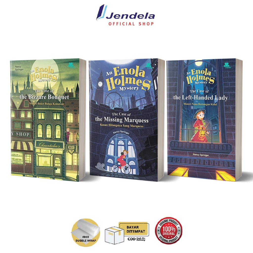 Novel Kisah Misteri Enola Holmes - Nancy Springer