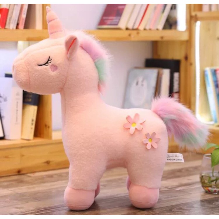 BONEKA UNICORN KUDA PONY FLOWER IMPOR