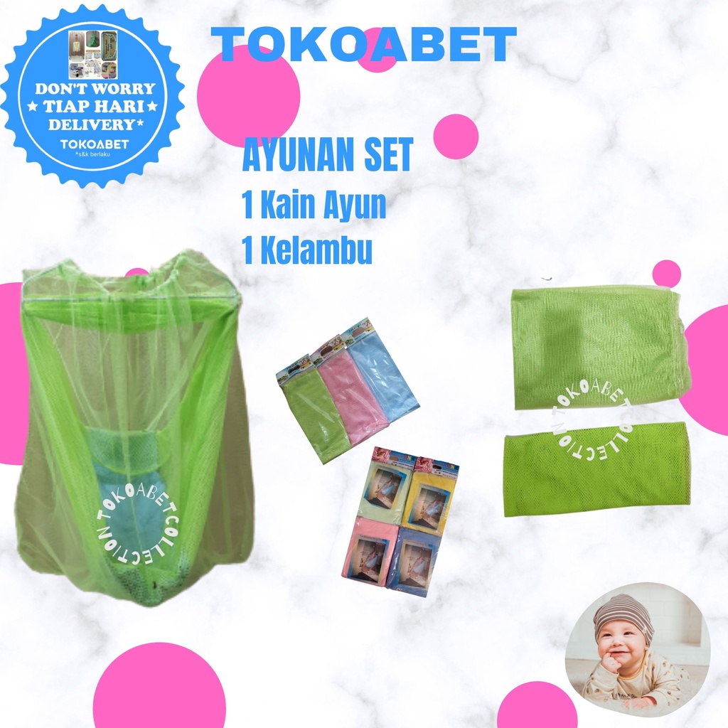 Paket Ayunan Bayi Otomatis OTO REMOTE Tiang MY DEAR Chrome Stainless BIG ONE SIZE JUMBO dengan KAIN KELAMBU TOKOABET