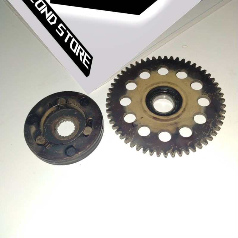GIGI ONEWAY SET RUMAH PELOR STATER YAMAHA XEON GT125 GEAR PENGHANTAR STATER XEON RC125 FI ORIGINAL