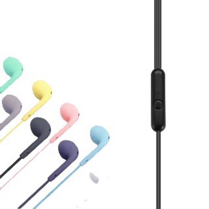 Handsfree U19 Macaron / Earphone Macaroon Matte Colow Hifi Extra Bass