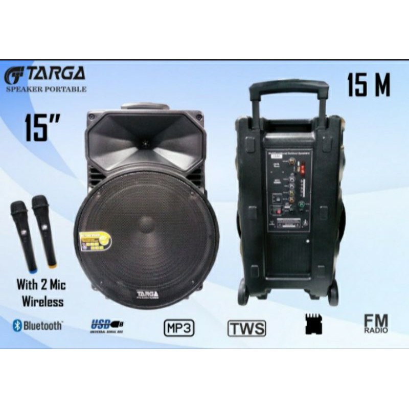 Speaker Portable Targa 15M II Meeting Portable 15 inch Targa 15 M II Targa15M II
