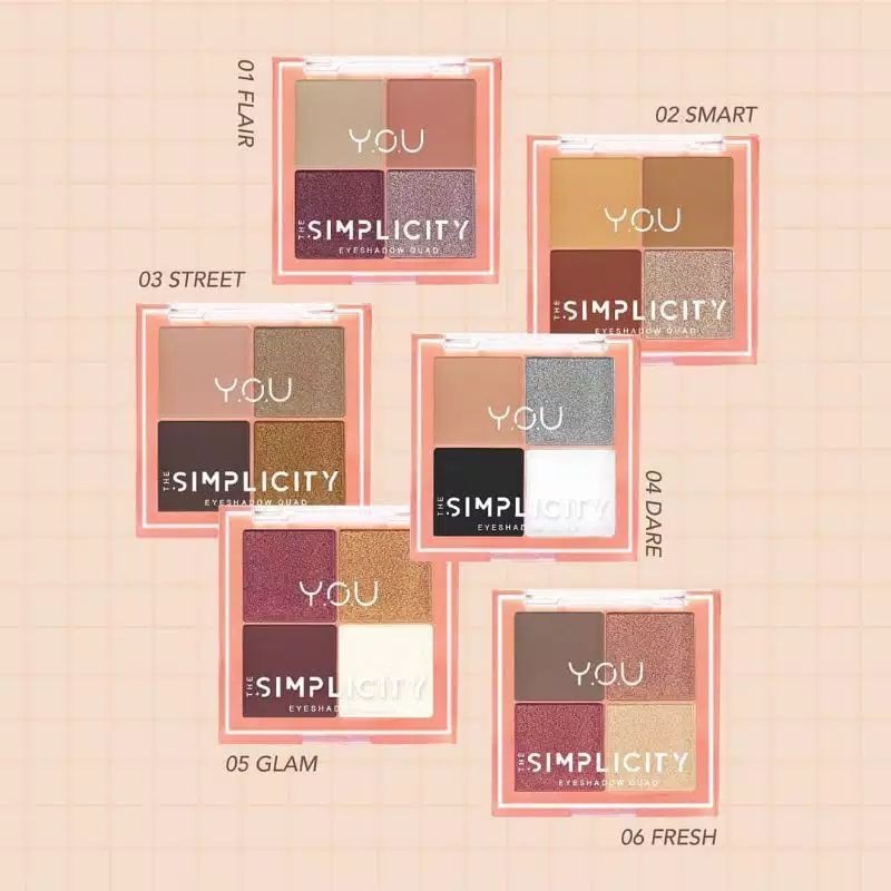 YOU The Simplicity Eye Shadow Quad Z