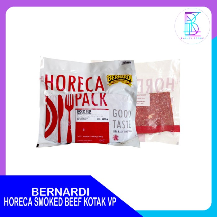 

Daging Asap - Bernardi Smoked Beef Kotak 500Gr/Smoked Beef Kotak/Daging Sapi Asap