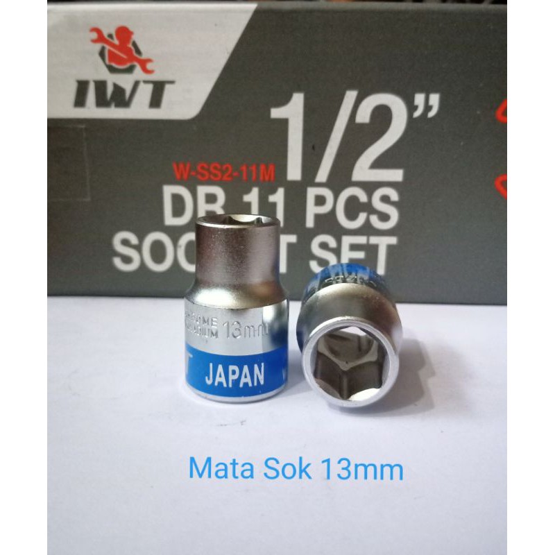 Japan Mata Socket Sok 13mm IWT