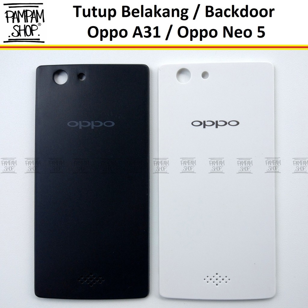 Tutup Belakang Baterai Casing Backdoor Back Door Cover Oppo A31 A 31 Neo 5 R1201 Original OEM