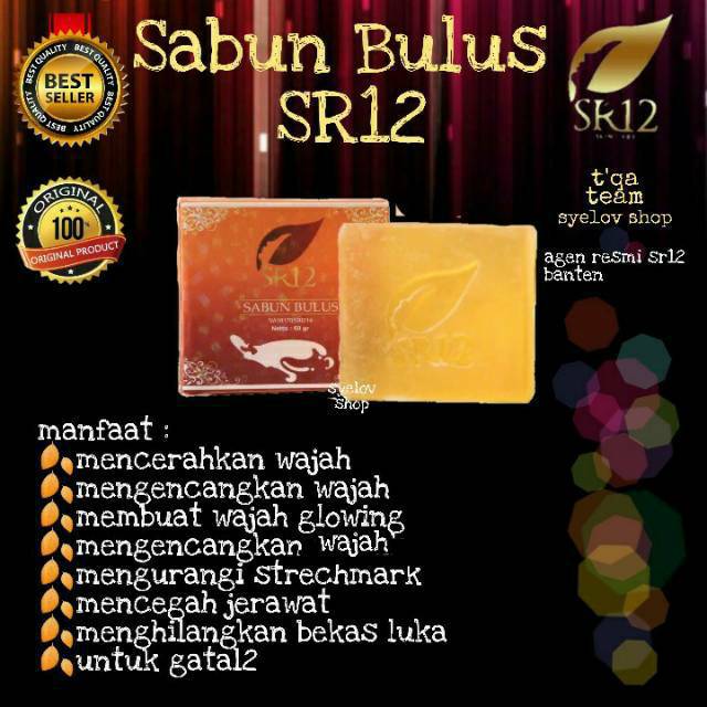 SABUN BULUS SR12 beli 4 free dompet kosmetik #sr12skincare #sr12indonesia