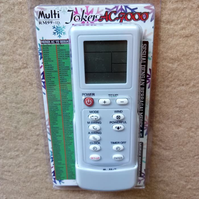 Remote Ac Universal Joker Remote Ac Multi Indonesia