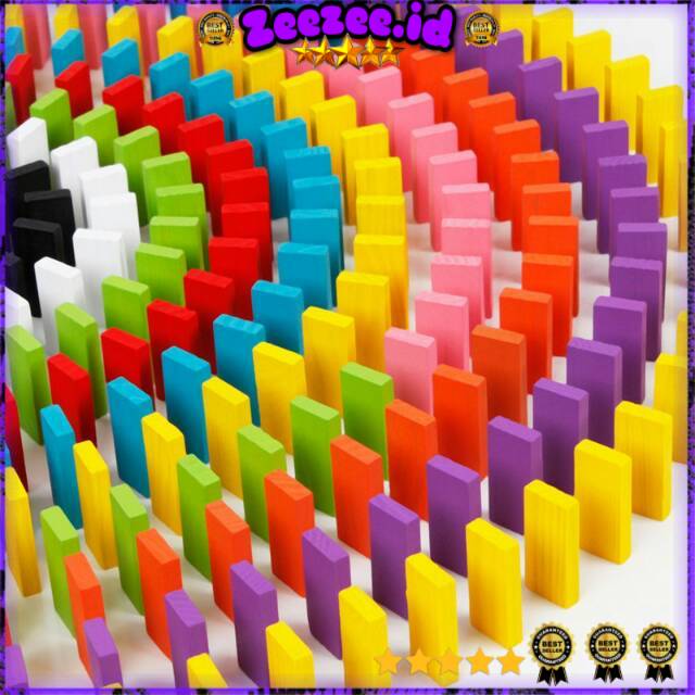 ROXPORT Balok Domino 120 PCS - ZMY-1 - Multi-Color