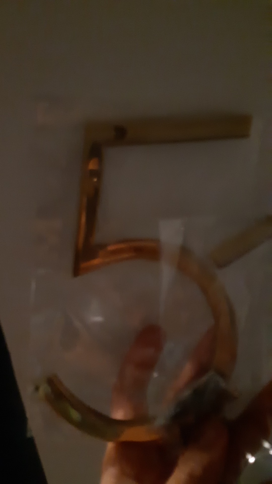 15cm Nomor Kontemporer Alamat Rumah Ruko Kuningan / Brass Number No. 5