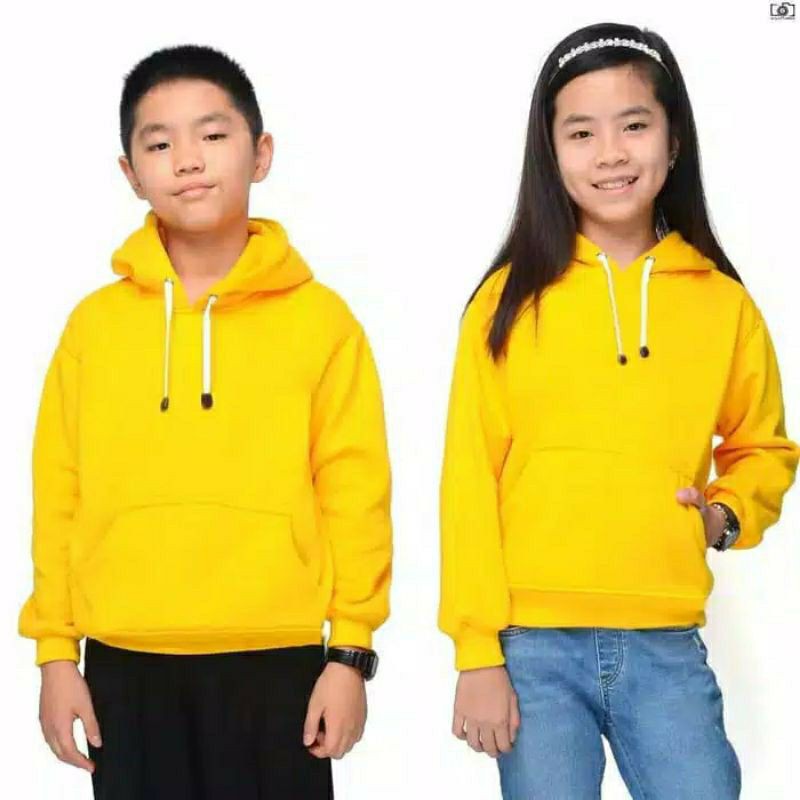 Jaket Sweater Hoodie Anak Polos