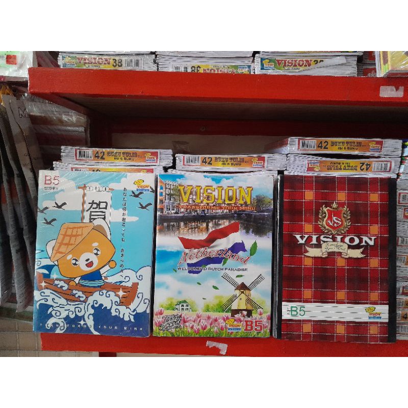 

Buku Tulis Vision 42 (B5)