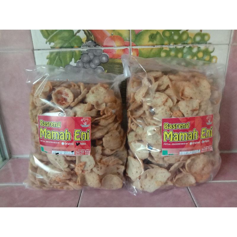 

basreng pedas setengah kilo gram