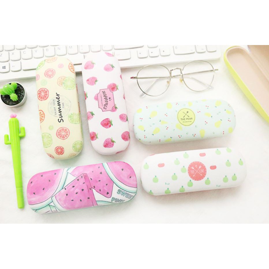 kotak kacamata motif kartun buah fruit glasses case (3F2)&amp;(3G2) jgl082