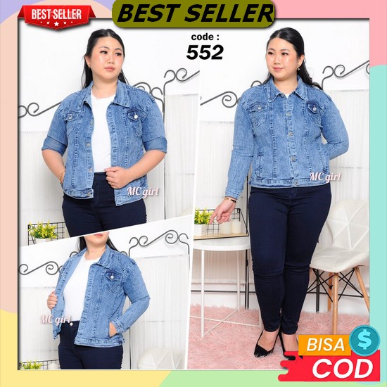 Jaket Jins Jeans Rein Jacket Wanita Cewek Import Premium Pjg Sisil Jaket Levis Putih Crop Cewe Mc Gi