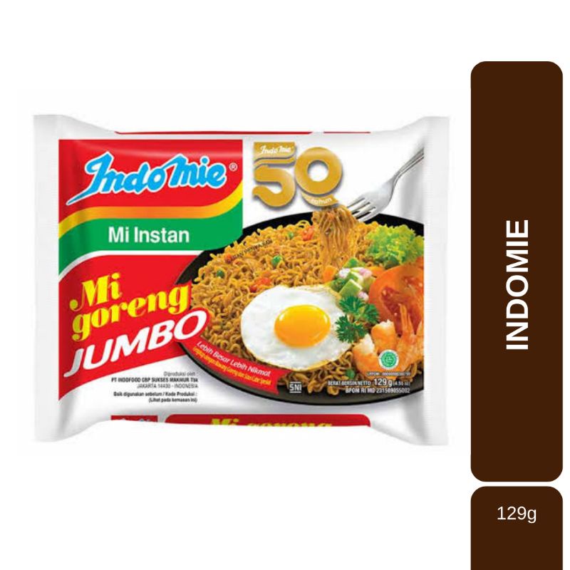 

Indomie Mie Goreng Jumbo 129 gr