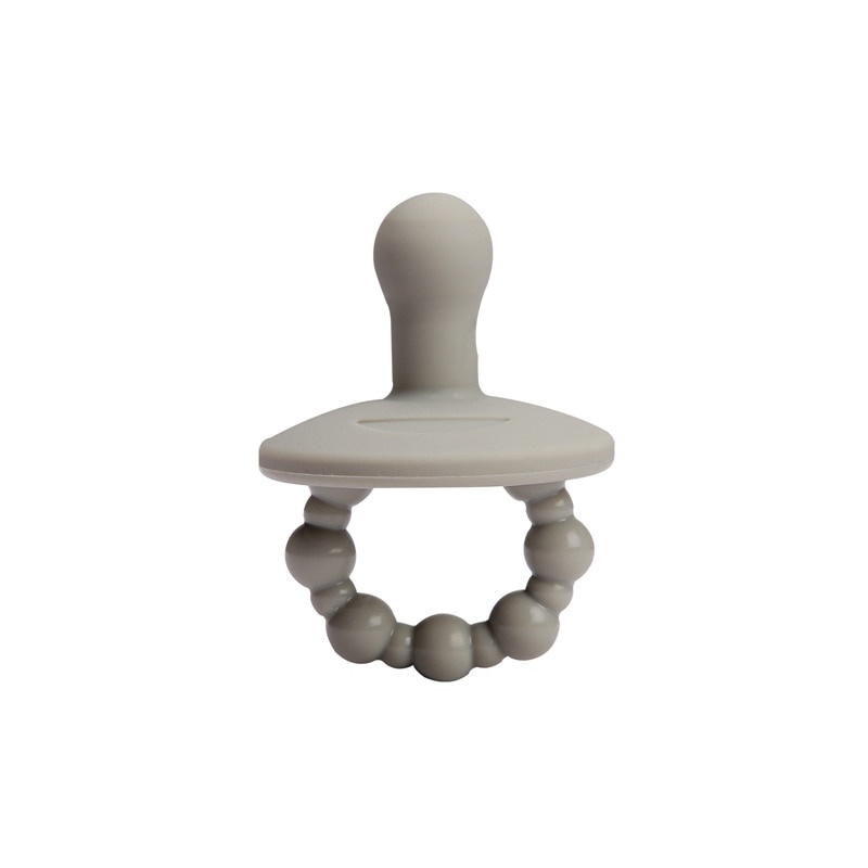 1 PC Bayi Silikon Penenang Dot Bpa Gratis Lembut Bayi Tumbuh Gigi Mengunyah Dot Teether Mainan Perawatan Aksesoris-gray