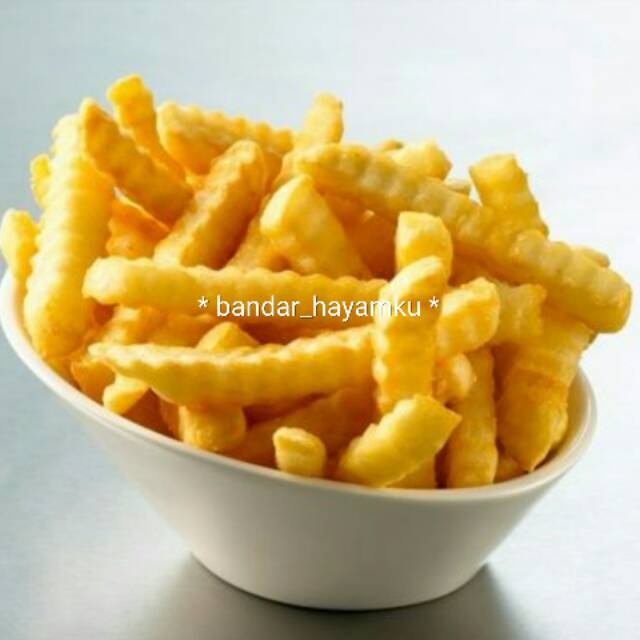 

Kentang goreng crinckle cut 500G