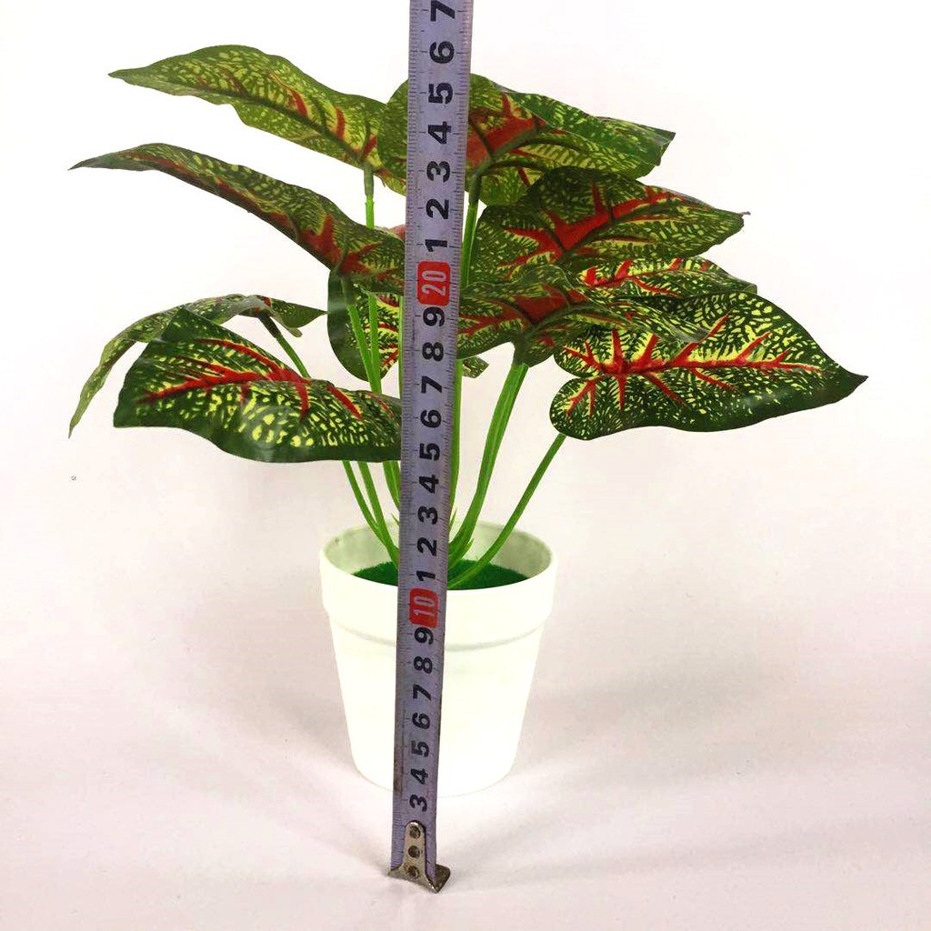 Satu7an Ornamen Bunga Plastik Tanaman hias Dekorasi Rumah Pajangan ARTIFICIAL Murah Impor pot bonsai-7