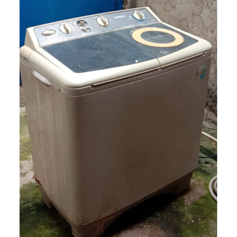 Mesin Cuci 2 Tabung 8kg Samsung Wt80j7 Shopee Indonesia