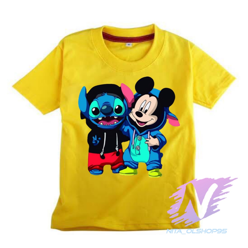 baju kaos anak mickey mouse kaos kartun anak