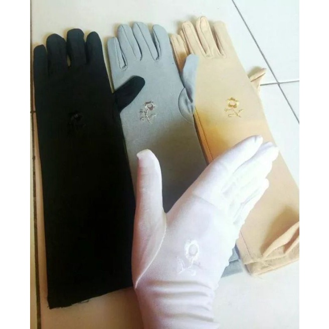 Sarung Tangan Allawi Muslimah Full Finger || Sarung Tangan Wanita || Sarung Tangan Umroh