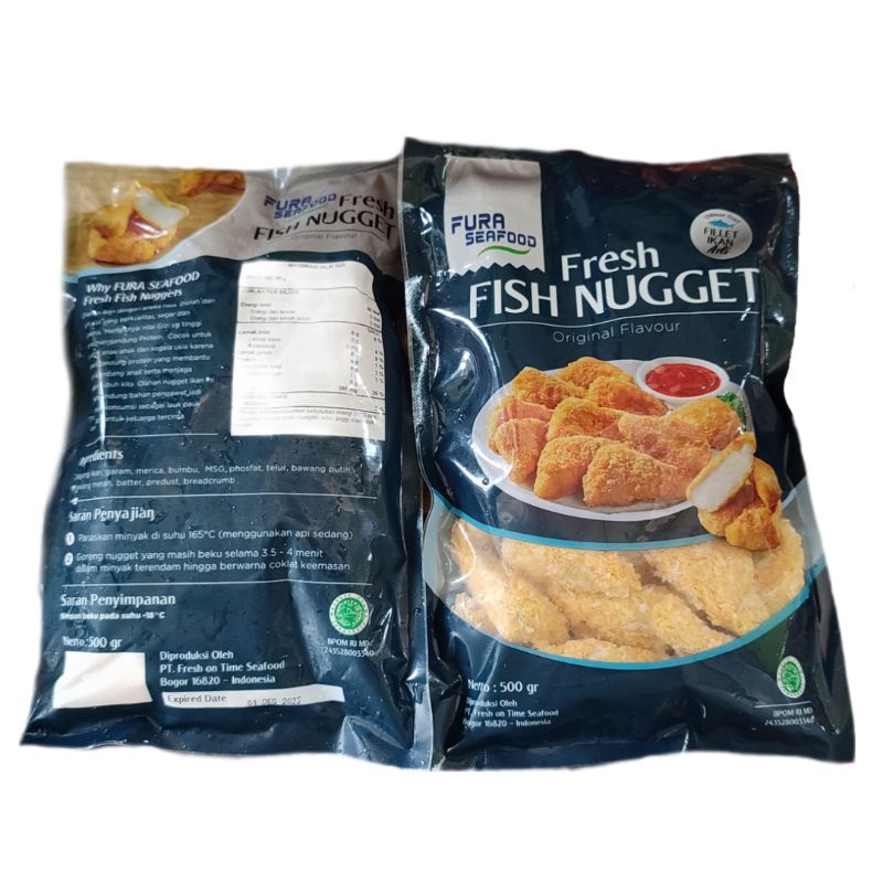 

Fresh Fish Nugget Frozen Food 500gr Naget Ikan Asli