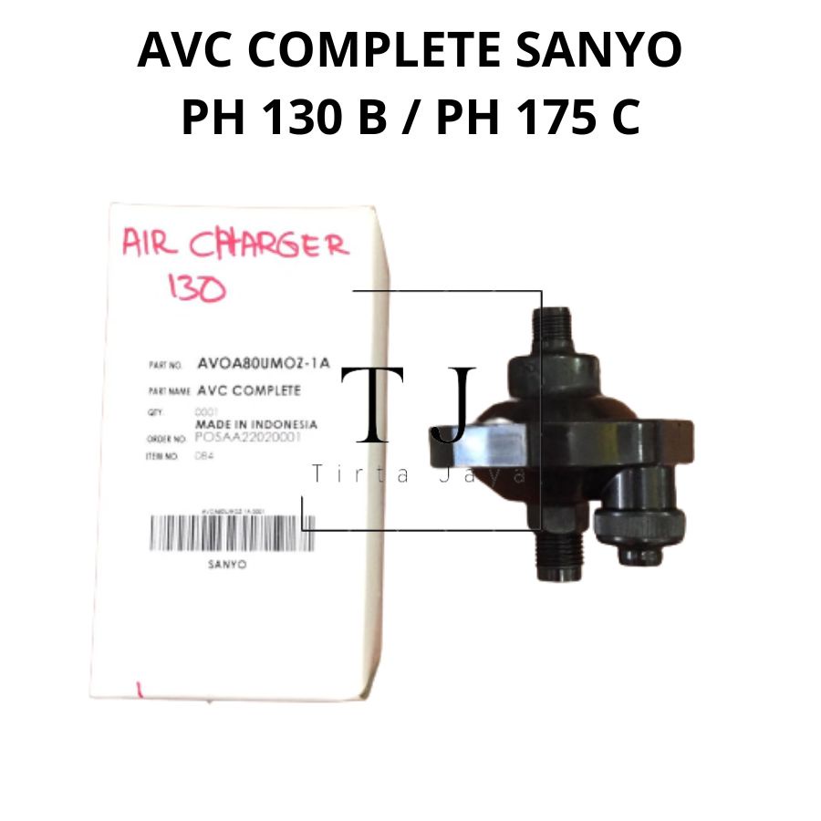 AVC Complete Pompa Air SANYO PH 130 B PH 175 C Air Charger ASLI SANYO