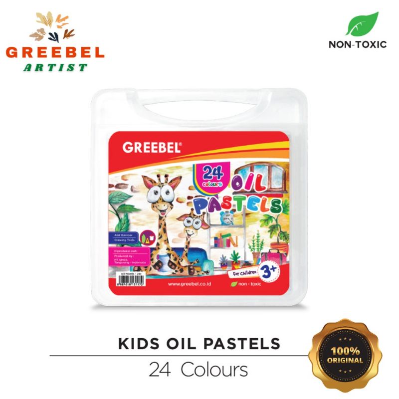 

Crayon Greebel Oil Pastel 24 Warna