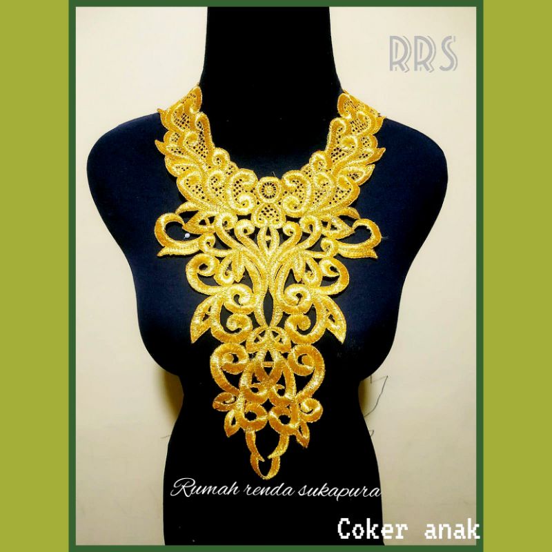 bordir coker anak / aksesoris tari