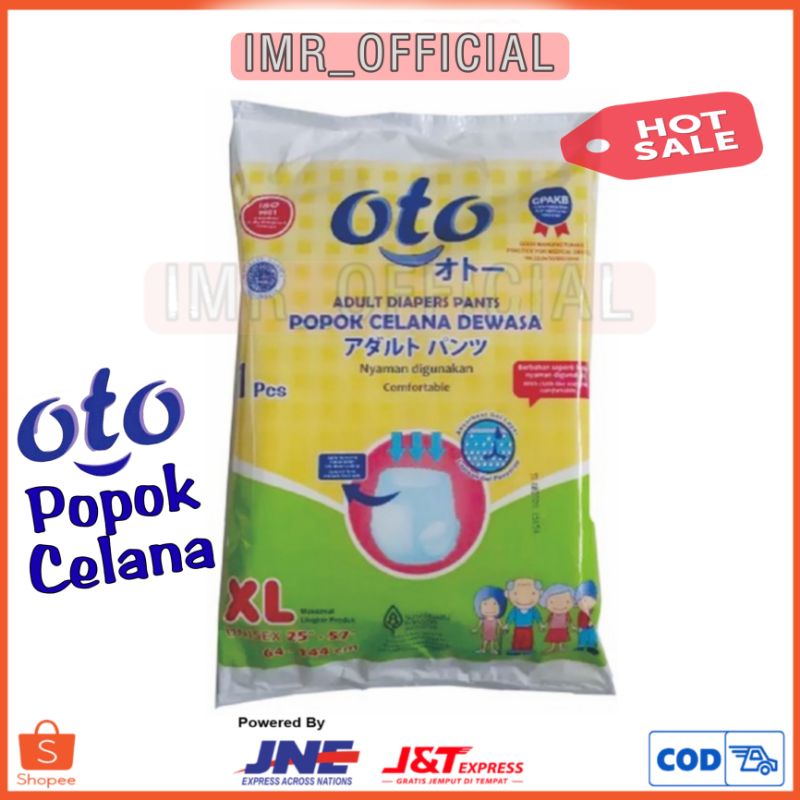 OTO PANTS POPOK CELANA DEWASA M1/L1/XL1 RENCENGAN (1pcs)