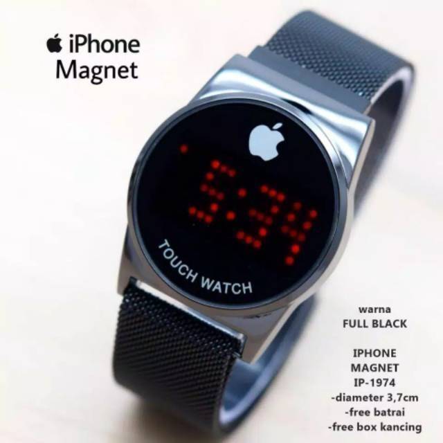 JAM IPHONE WANITA LAYAR SENTUH TALI MAGNET
