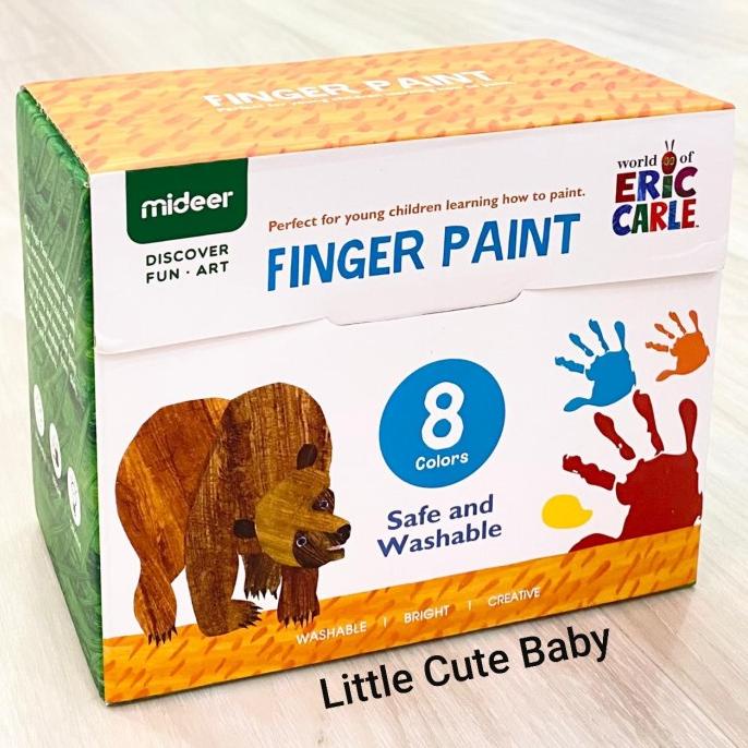 

Mideer X Eric Carle Finger Paint Washable Non Toxic