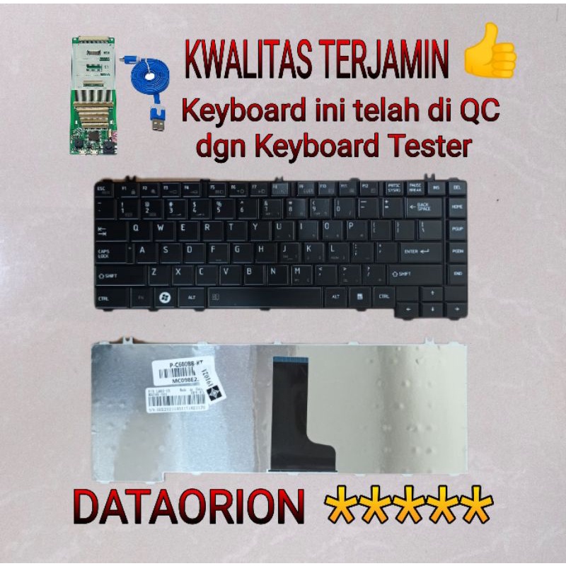 Keyboard glossy Laptop  Toshiba C600 C640 C645 L630 L635 L645 L735 L745 GLOSSY