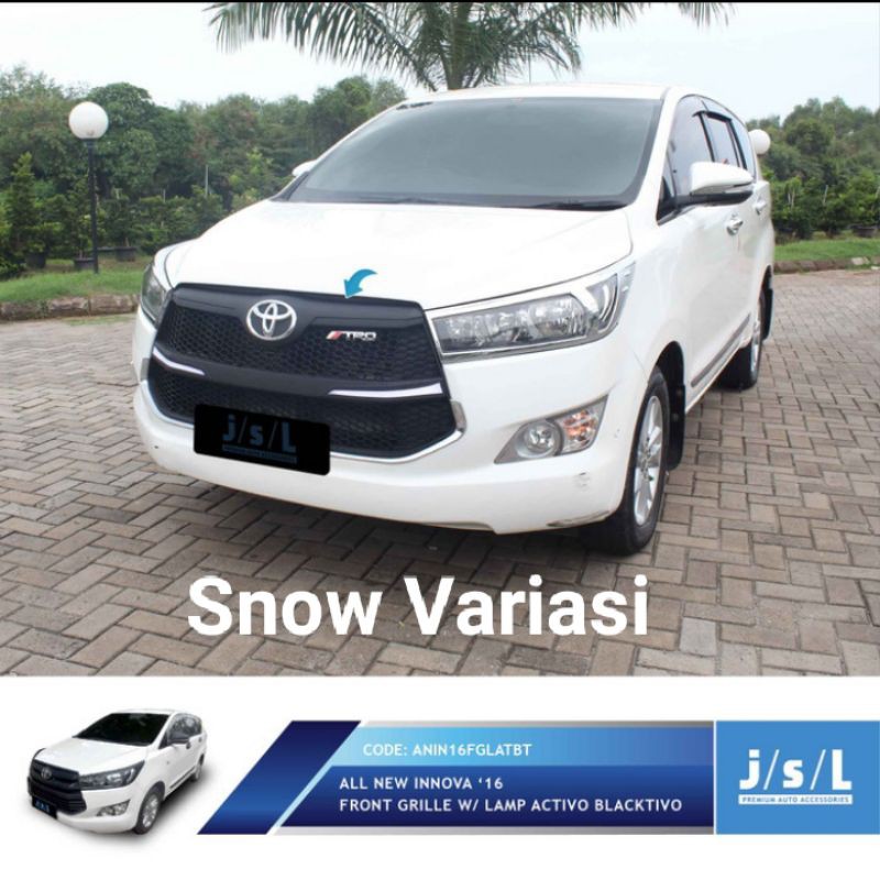 All New Innova Reborn Lis grill depan hitam activo with lamp JSL