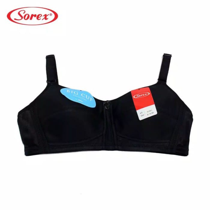 BRA BIG CUP SOREX 01008 | BH JUMBO SIZE 36 - 44 TANPA KAWAT BUSA TIPIS