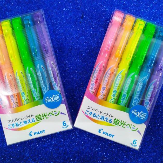 

tK8Code Highlighter / Stabilo Frixion 6 warna with Eraser - Bisa di hapus(Y7R5) (terupdate)