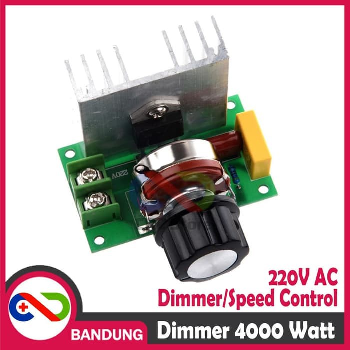 SCR 220V AC 4000W DIMMER SPEED CONTROLLER MOTOR LAMPU BOR GERINDA SLEP