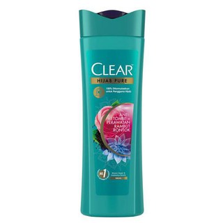 Clear Hijab Pure Shampo Anti Ketombe Perawatan Rambut Rontok 300ml