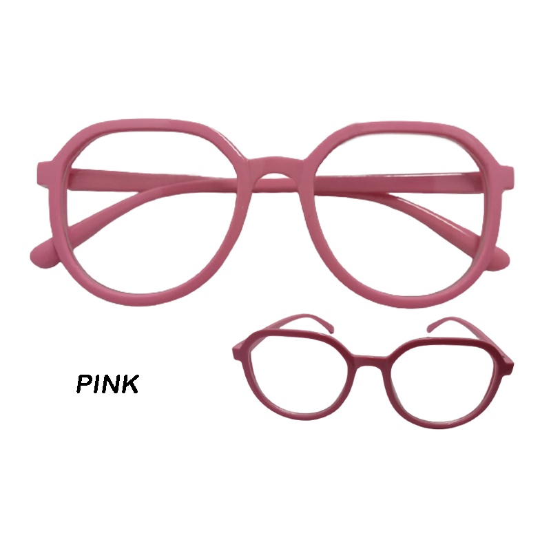 Kacamata Anak Kecil Kacamata Transpran Bening Kacamata Anak Laki Laki Kacamata Anak Perempuan Lensa Bening Gaya Keren Cowok Perempuan KIds Glasses Unisex Eye Protection COD Bayar Ditempat-8