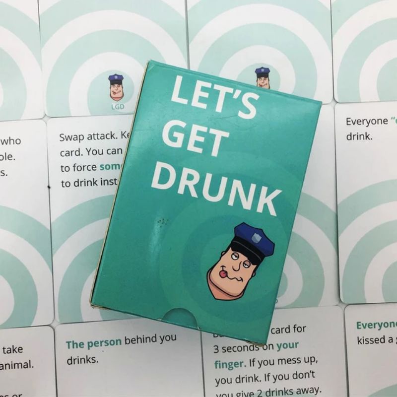 These Cards Will Get You Drunk - Green - Game Cards