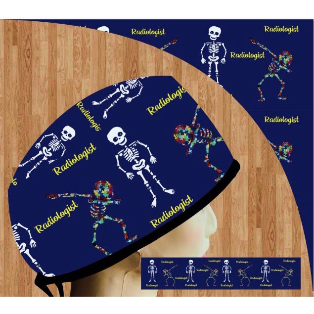 Topi Medis / Scrub Hat / Head Cap / Surgical Cap / Topi Dokter Radiologist