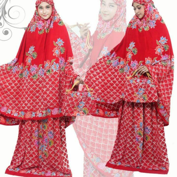 ✔️Special🆗 - Mukena batik encim "AL FARIZ " handle rotan