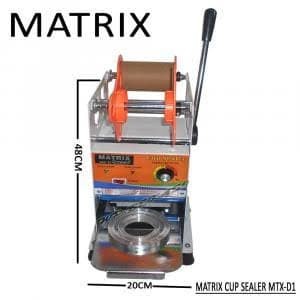 Mesin Cup Sealer Pres Gelas Plastik 22 Oz Matrix MTX D1